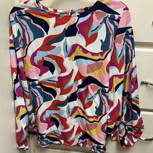 Michelle McDowell Vibrant Multicolor Top